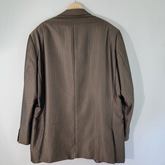 EARVIN MAGIC JOHNSON Signature Men's Single-Breasted Sport Coat Sz 52XL  Brown - Picture 2 of 12